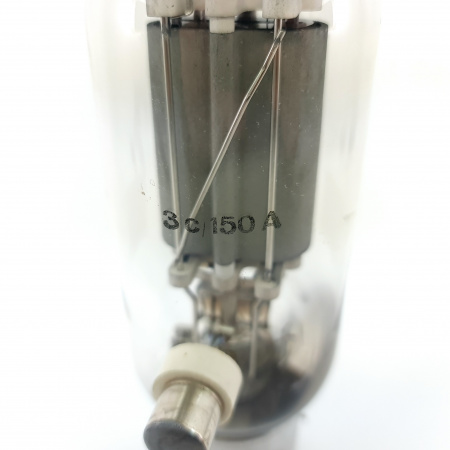 1 X 810 / 3C/150A KEN-RAD TUBE. 1950s PROD. RECTANGULAR GETTER. 2. CE683
