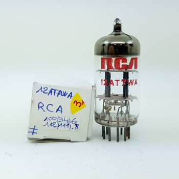 1 X 12AT7WA RCA TUBE. 1960s...