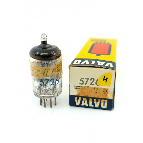 1 X 5726 / 6AL5W VALVO TUBE. 1960s PROD. 4. CE808