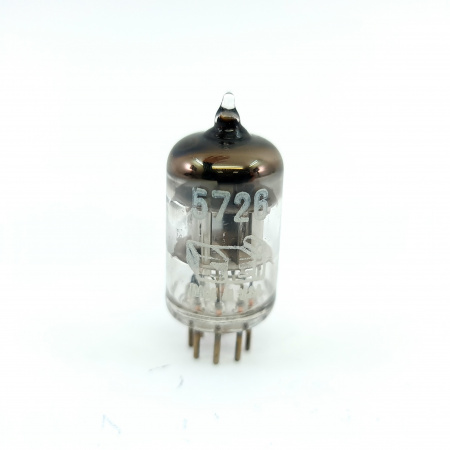 1 X 5726 / 6AL5W CEI TUBE. 1960s PROD. 10. CE808