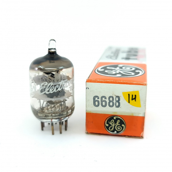 1 X 6688 GENERAL ELECTRIC TUBE. 1970s PROD. 14. CE808