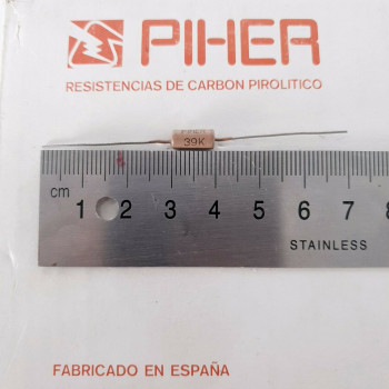 1 X 1/2W 39K 10% 1960S VINTAGE PIHER RESISTOR. NOS. C1795U6F200121
