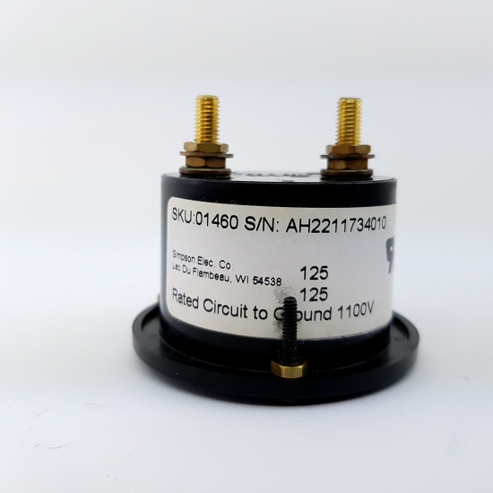 1 X SIMPSON ANALOG PANEL METER 0-1A...