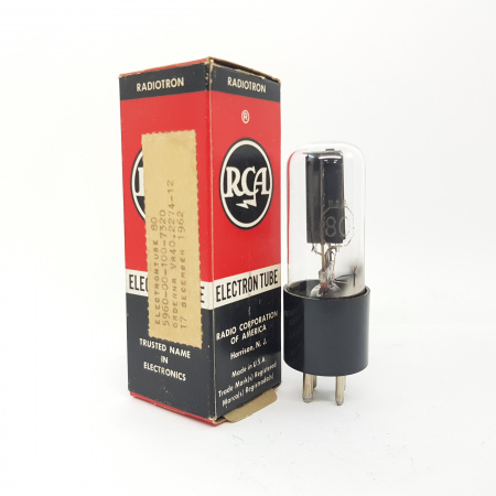 1 X 80 RCA TUBE. GT MODEL. NOS/NIB. RC80A