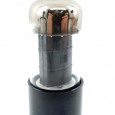 1 X 5V6GT RSD TUBE. 1950s GENERAL ELECTRIC PROD. BLACK PLATES. 1. CE593