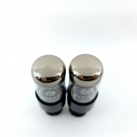 2 X 5V6GT RSD TUBE. 1950s GE PROD....