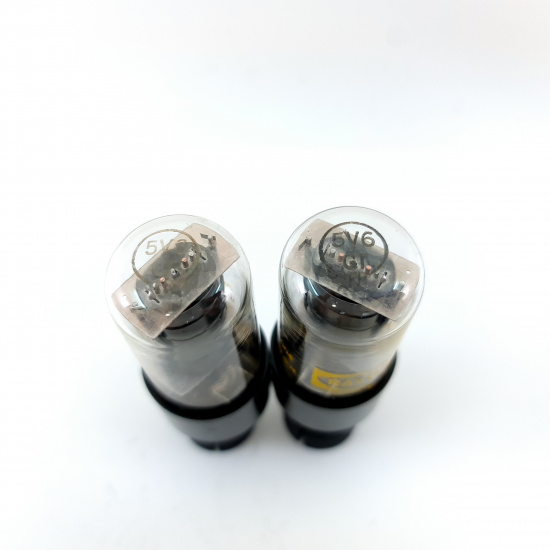 2 X 5V6GT RAYTHEON TUBE. 1950s PROD....