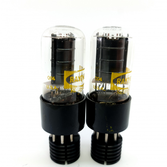 2 X 5V6GT RAYTHEON TUBE. 1950s PROD....