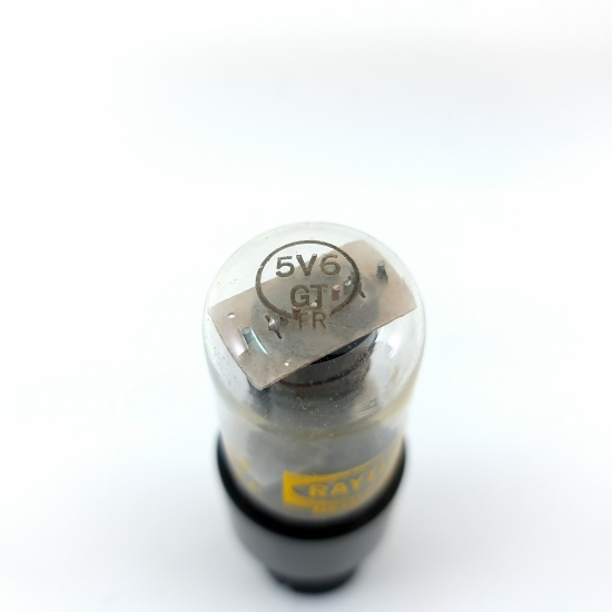 1 X 5V6GT RAYTHEON TUBE. 1950s PROD....