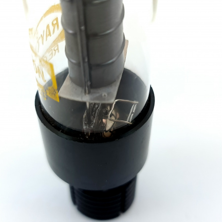 1 X 5V6GT RAYTHEON TUBE. 1950s PROD. BLACK PLATES. RECTANGULAR GETTER. 4. CE593