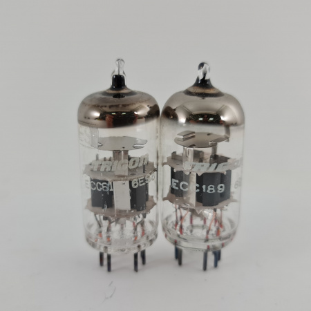 2 X ECC189 TRIGON TUBE. 1960s PROD. MATCHED PAIR. 5. CH163