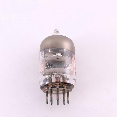 1 X JAN 5847A RAYTHEON TUBE. 1960s PROD. BLACK PLATES. CROSS GETTER. 14. CH163