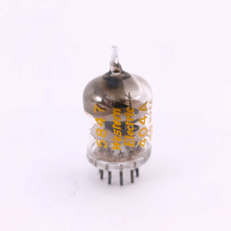 1 X 404A / 5847 WESTERN ELECTRIC TUBE. 1960s PROD. BLACK PLATES. 17. CH163
