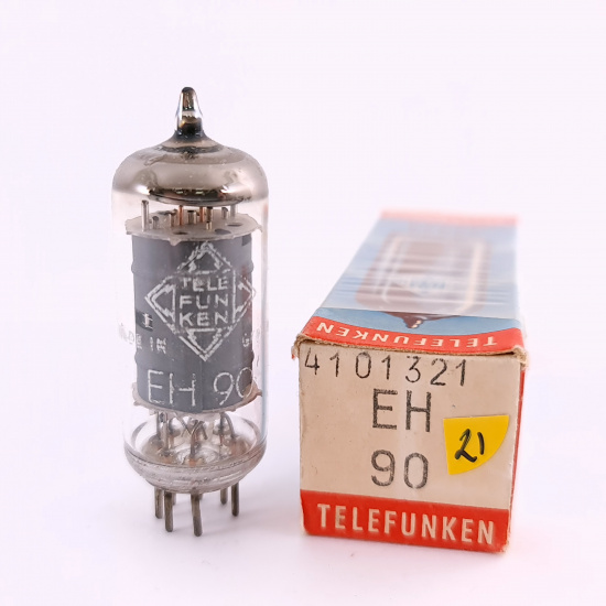 1 X EH90 TELEFUNKEN TUBE. 1960s PROD. COPPER RODS. 21. CH163