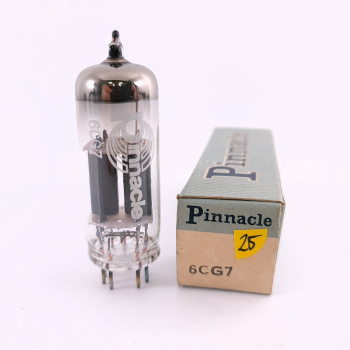 1 X 6CG7 PINNACLE TUBE....