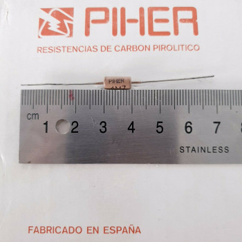 1 X 1/2W 4,7M 4.7M 4M7 10% 1960S VINTAGE PIHER RESISTOR. NOS. C1795U2F200121