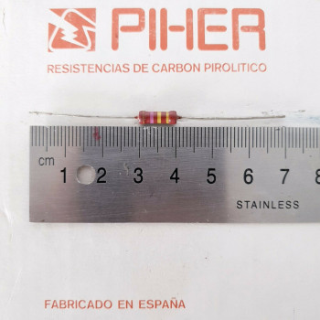 1 X 1/2W 4,7R 4.7R 4R7 5% 1970S VINTAGE PIHER RESISTOR. NOS. C1828U100F040221