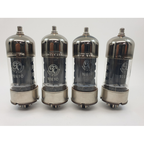 4 X 12E1C GEC TUBE. NOS. BLACK...