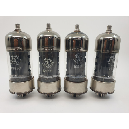 4 X 12E1C GEC TUBE. NOS. BLACK PLATES. 3. CH60
