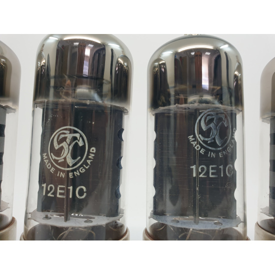 4 X 12E1C GEC TUBE. NOS. BLACK...
