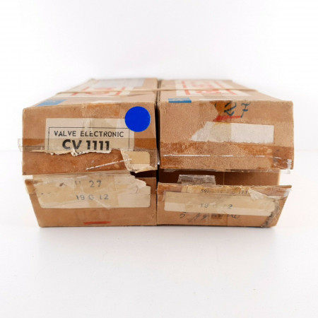 2 X CV1111 TUBE. STC PRODUCTION. BLACK PLATES. 1960s PRODUCTION. CN  ENA