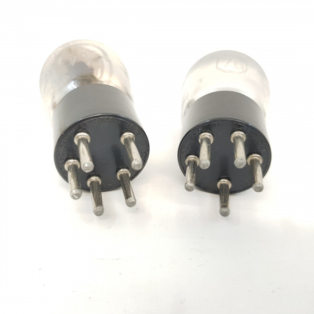 2 X TYPE 76 / 276 / VT76 TORVAC TUBE. BLACK PLATE. NOS. PAIR. RC24