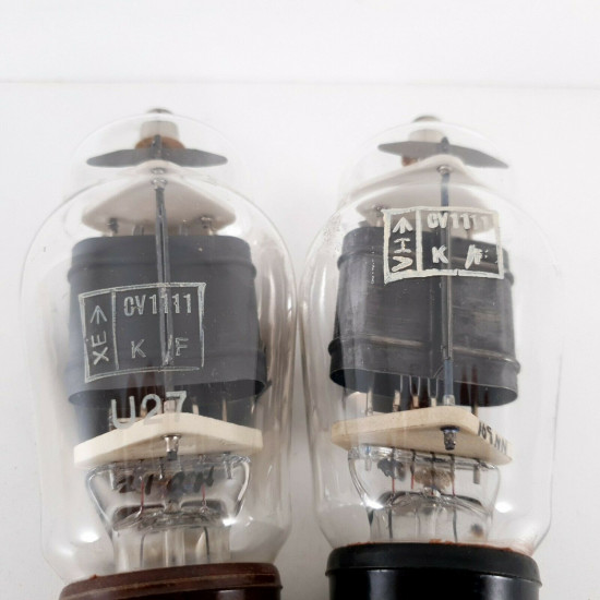 2 X CV1111 TUBE. STC PRODUCTION. BLACK PLATES. 1960s PRODUCTION. CN  ENA
