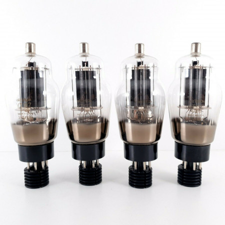 4 X VT127 TUBE. RAYTHEON BRAND. BLACK PLATES. CN  ENA