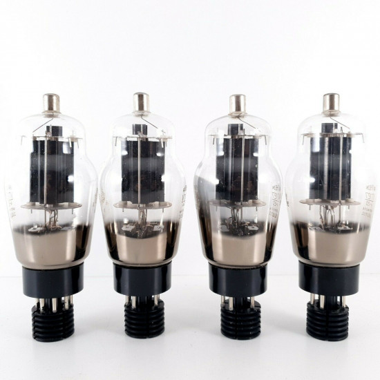 4 X VT127 TUBE. RAYTHEON BRAND. BLACK PLATES. CN  ENA