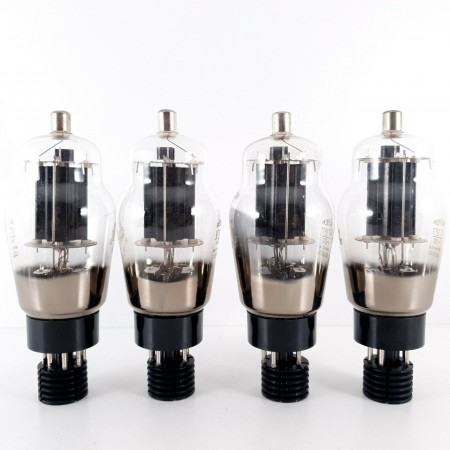 4 X VT127 TUBE. RAYTHEON BRAND. BLACK PLATES. CN  ENA