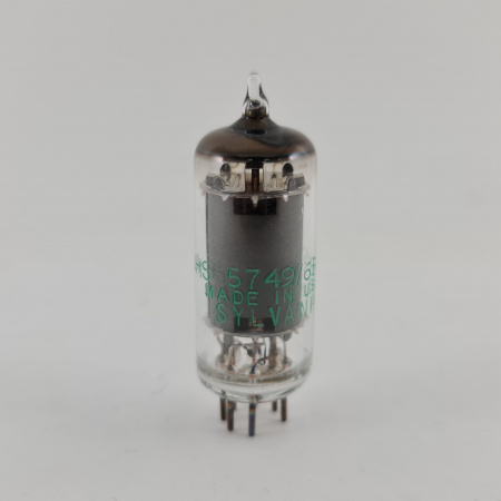 1 X 5749 / 6BA6W SYLVANIA TUBE. 1960s PROD. 4. CE801