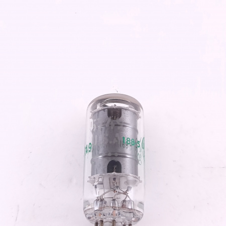 1 X 5749 / 6AB6W GENERAL ELECTRIC TUBE. 1960s PROD. BLACK PLATES. 11. CE801