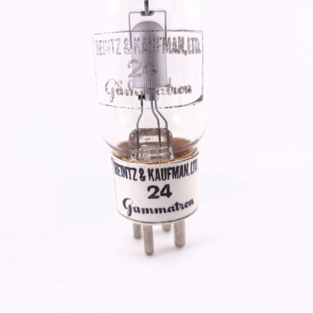 1 X 24 HEINTZ AND KAUFMAN GAMMATRON TUBE. 1950s PROD. 1. CE120