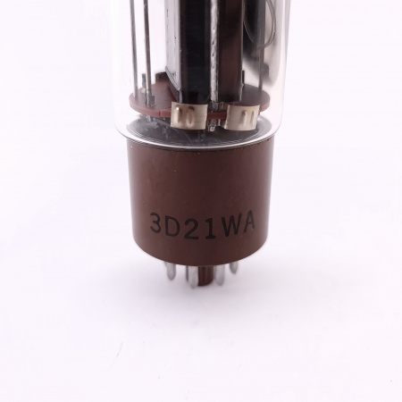 1 X 3D21WA UNITED ELECTRONICS TUBE. 1960s PROD. BLACK PLATES. CE846