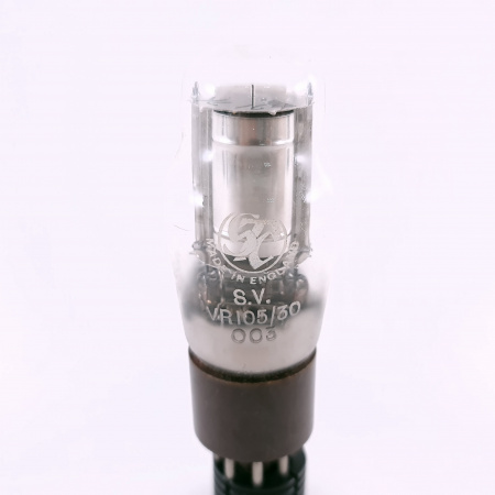 1 X 0C3 / VR105 STC TUBE. 1950s PROD. DUAL RECTANGULAR GETTER. 2. CE858