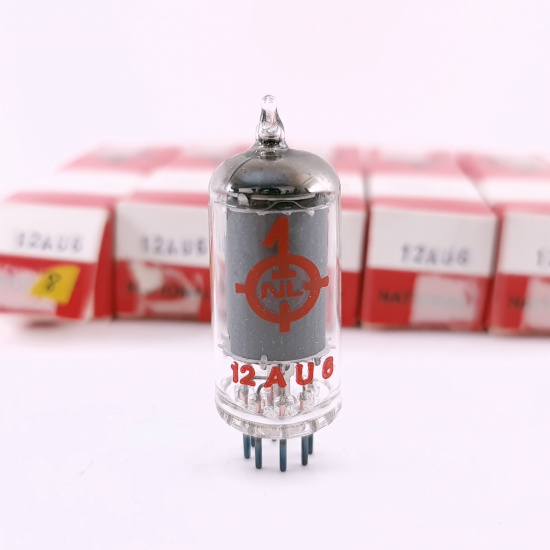 5 X 12AU6 NATIONAL TUBE. 1960s PROD....