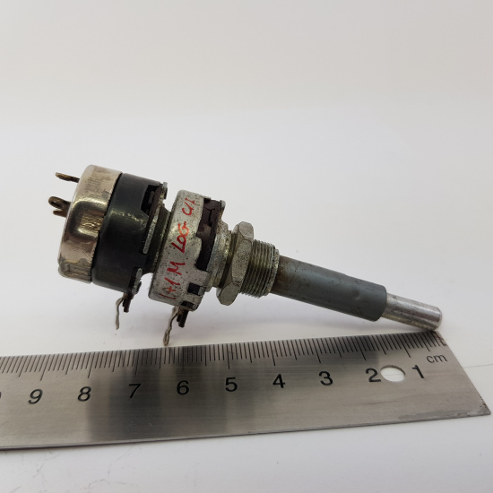 1 X 1M + 1M LOG WITH ON/OFF  POTENTIOMETER. NEW. RCP16/3