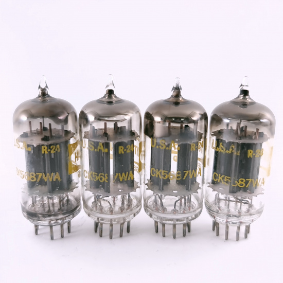 4 X CK5687WA RAYTHEON TUBE. 1960s...