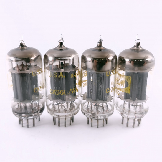 4 X CK5687WA RAYTHEON TUBE. 1960s...