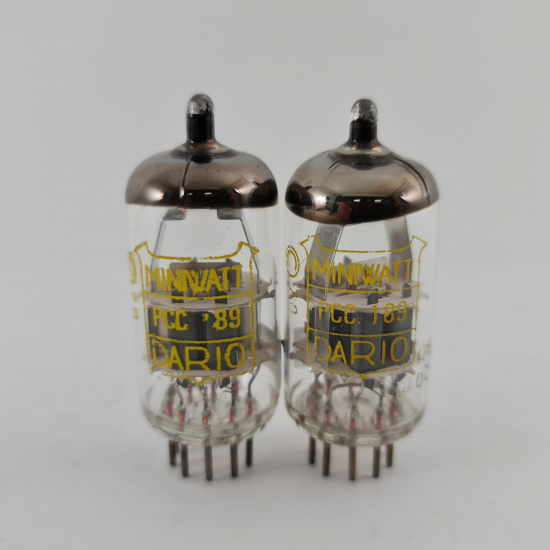 2 X PCC189 MINIWATT-DARIO TUBE. 1960s...
