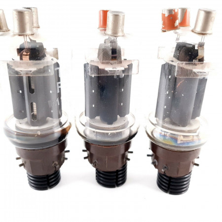 3 X RL12P50A TELEFUNKEN TUBE. 1940s PROD. CK  ENA