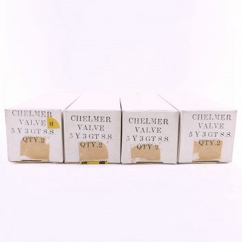 4 X 5Y3GT S.S CHELMER TUBE....