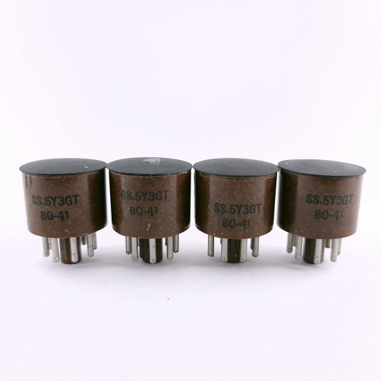 4 X 5Y3GT S.S CHELMER TUBE. 1980s...