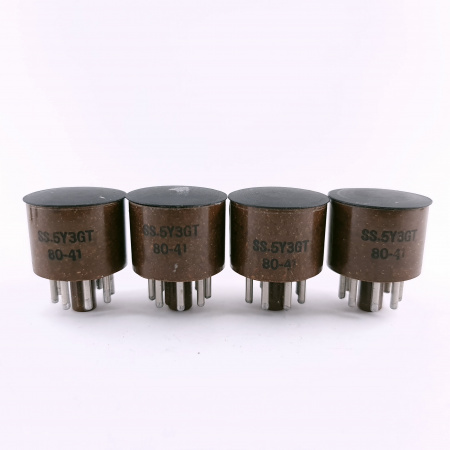 4 X 5Y3GT S.S CHELMER TUBE. 1980s PROD. 11. CB406