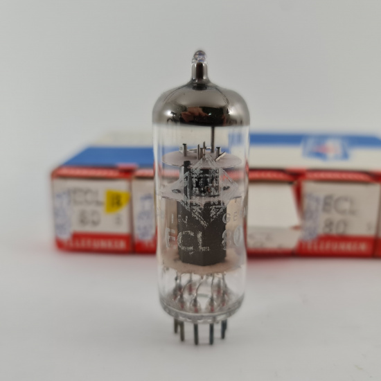 5 X ECL80 TELEFUNKEN TUBE. 1950s...