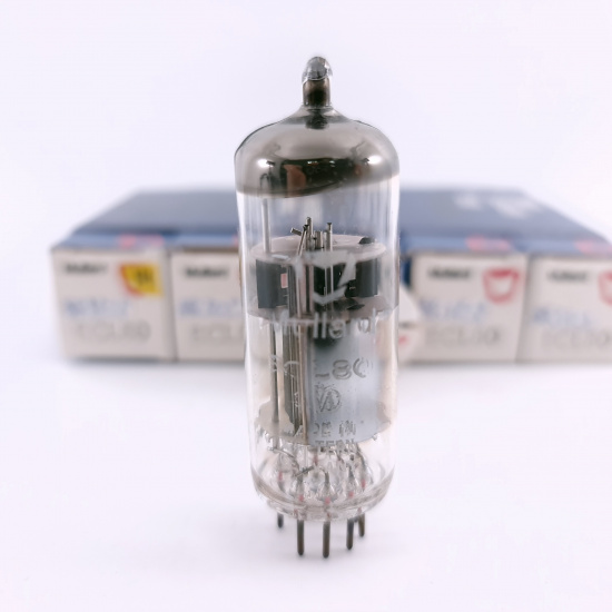 5 X ECL80 MULLARD TUBE. 1950s SIEMENS...