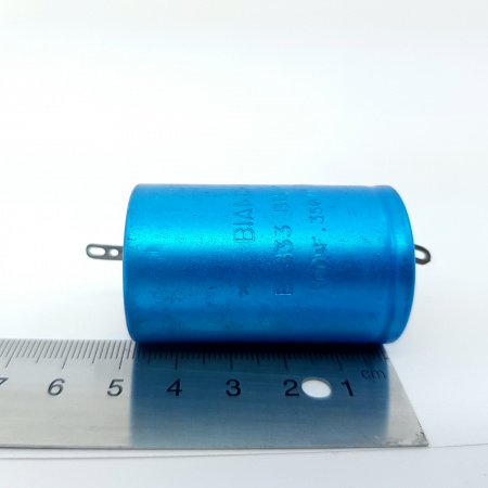 1 X ELECTROLYTIC CAPACITOR BIANCHI 100UF 350V +-20% NEW. RCP16/9