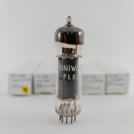 5 X PL82 MINIWATT TUBE. 1960s MULLARD PROD. MATCHED QUINTET. 18. CB406