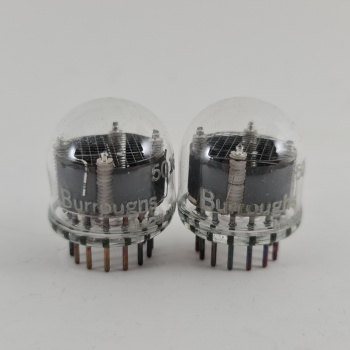 2 X B-5016 BURROUGHS NIXIE...