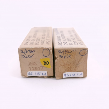 2 X JHS 12BY7 SYLVANIA...